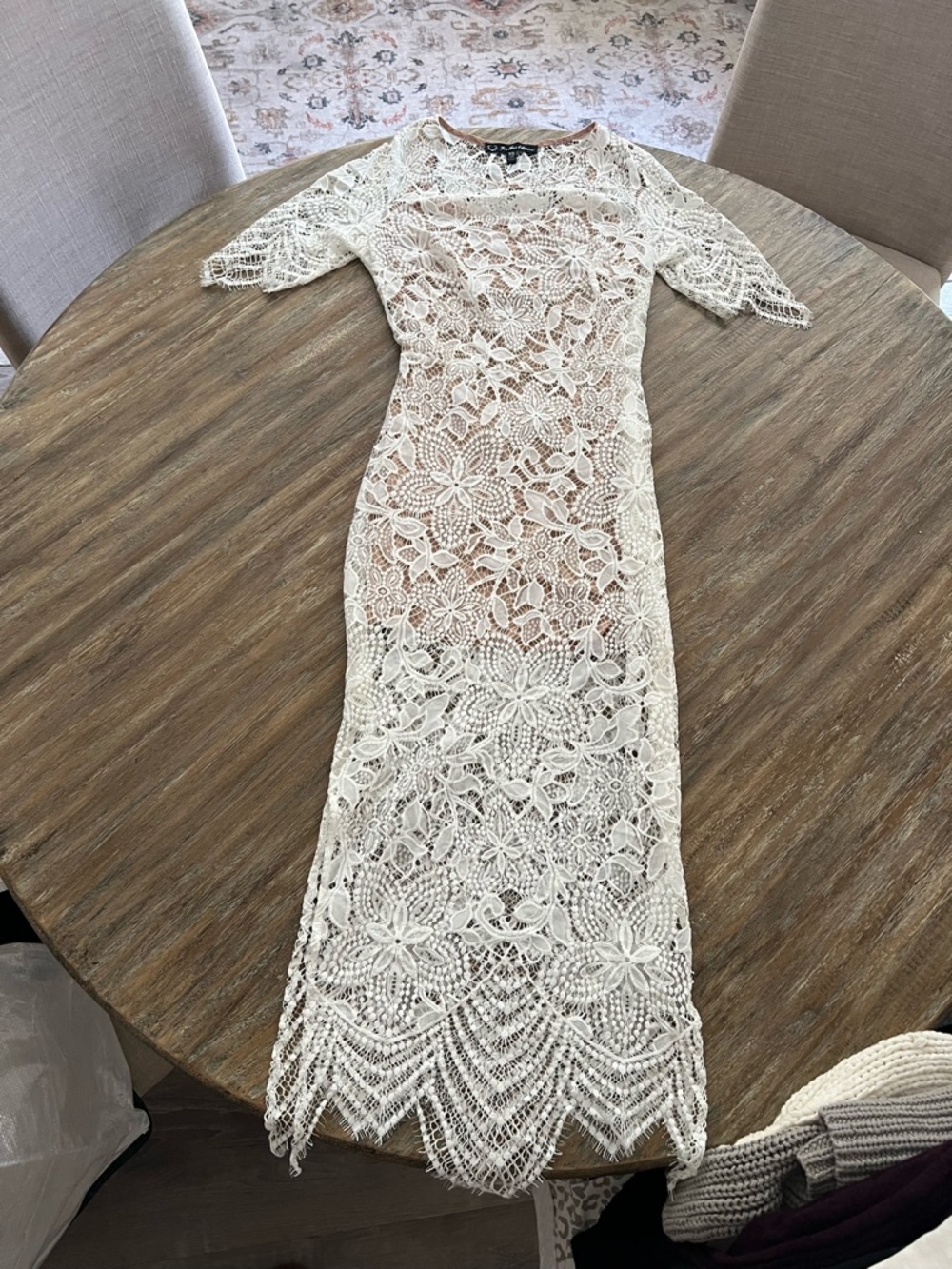 OG FL&L Lace Midi Dress - XS